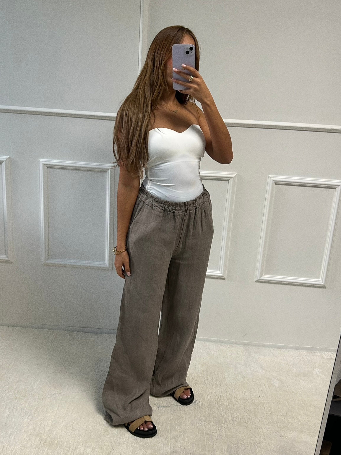 Pantalon Rachel véritable lin