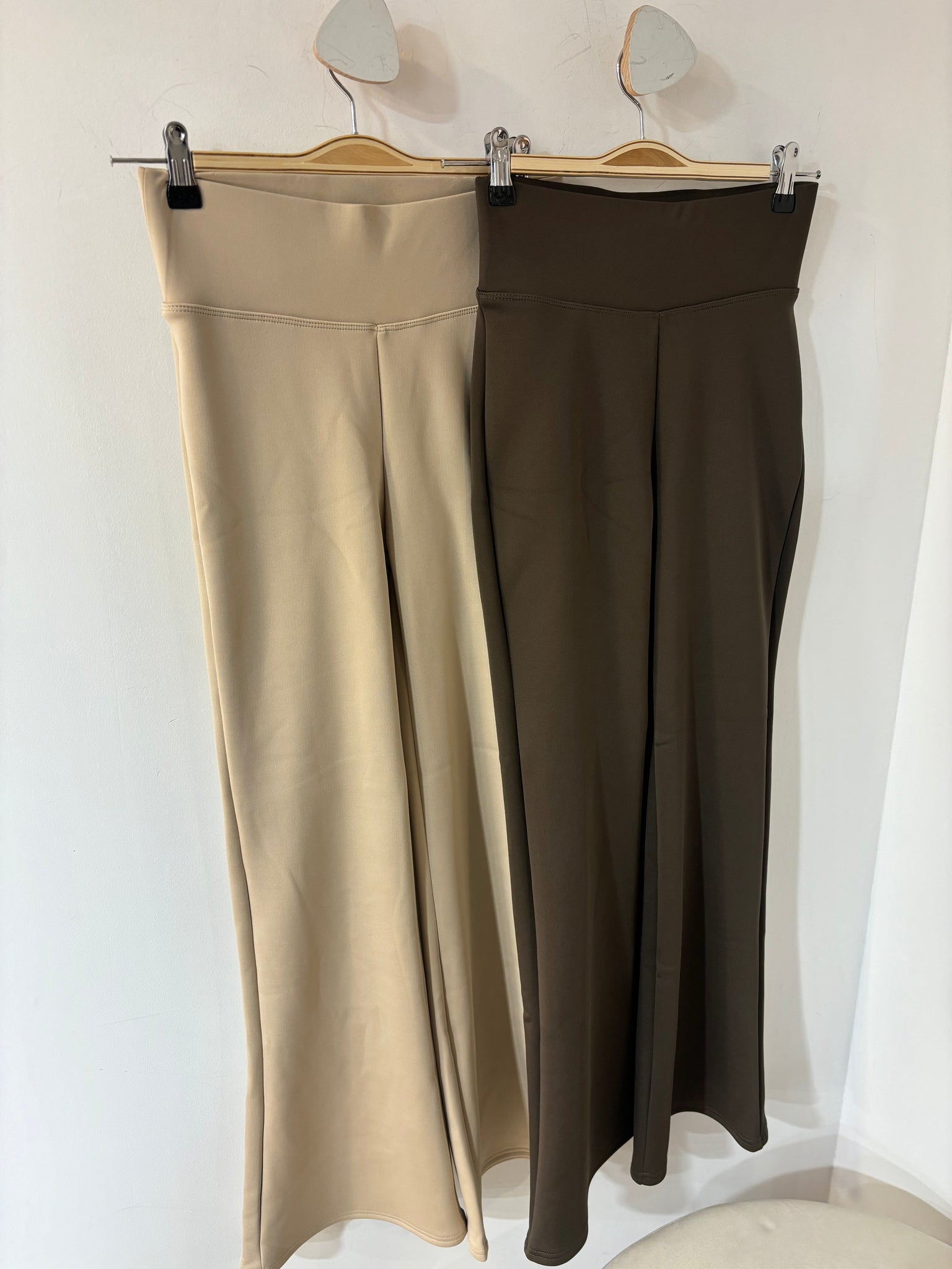 Pantalon flare molletonné polaire  3257