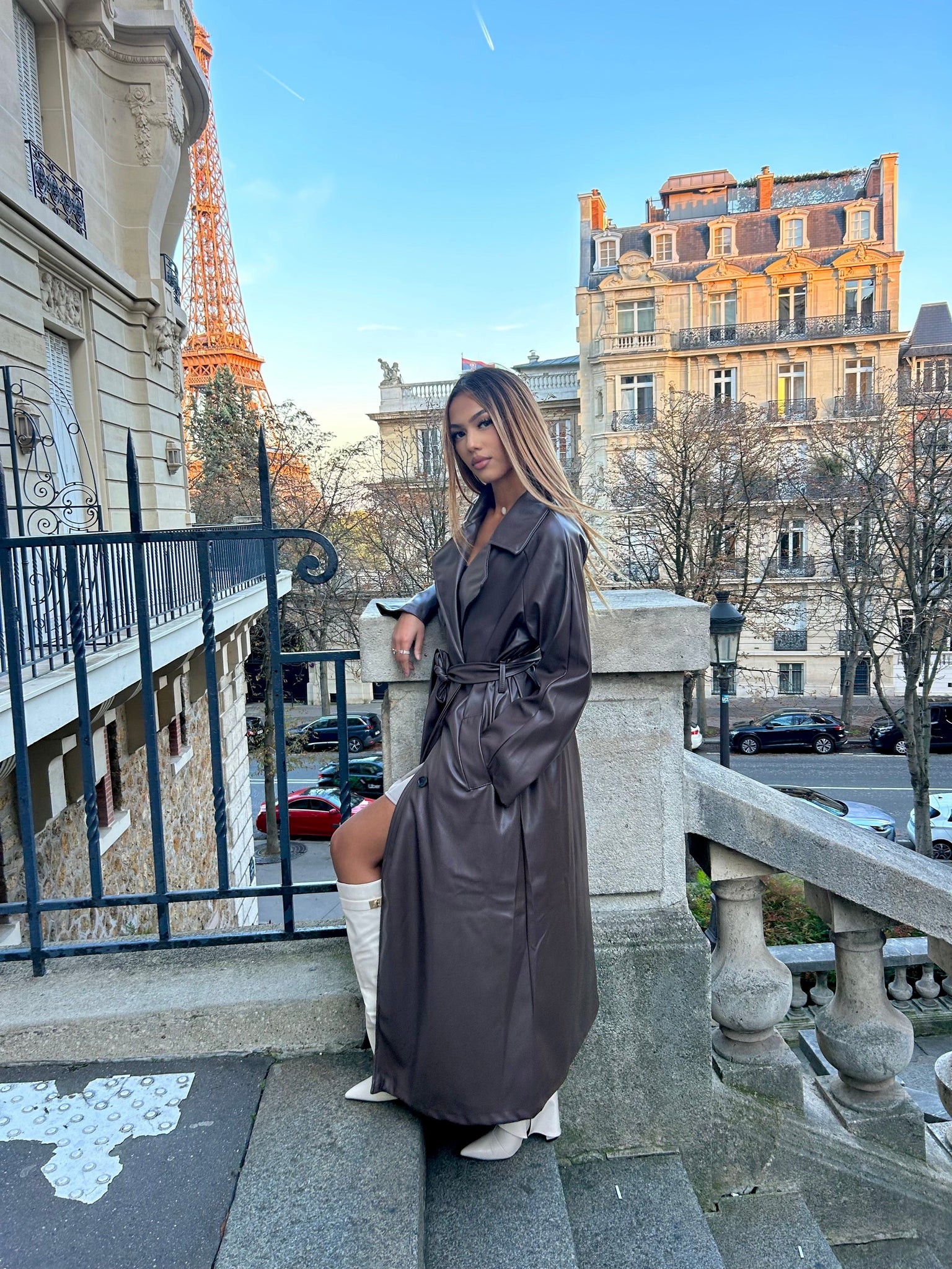 Trench Sonia cuir