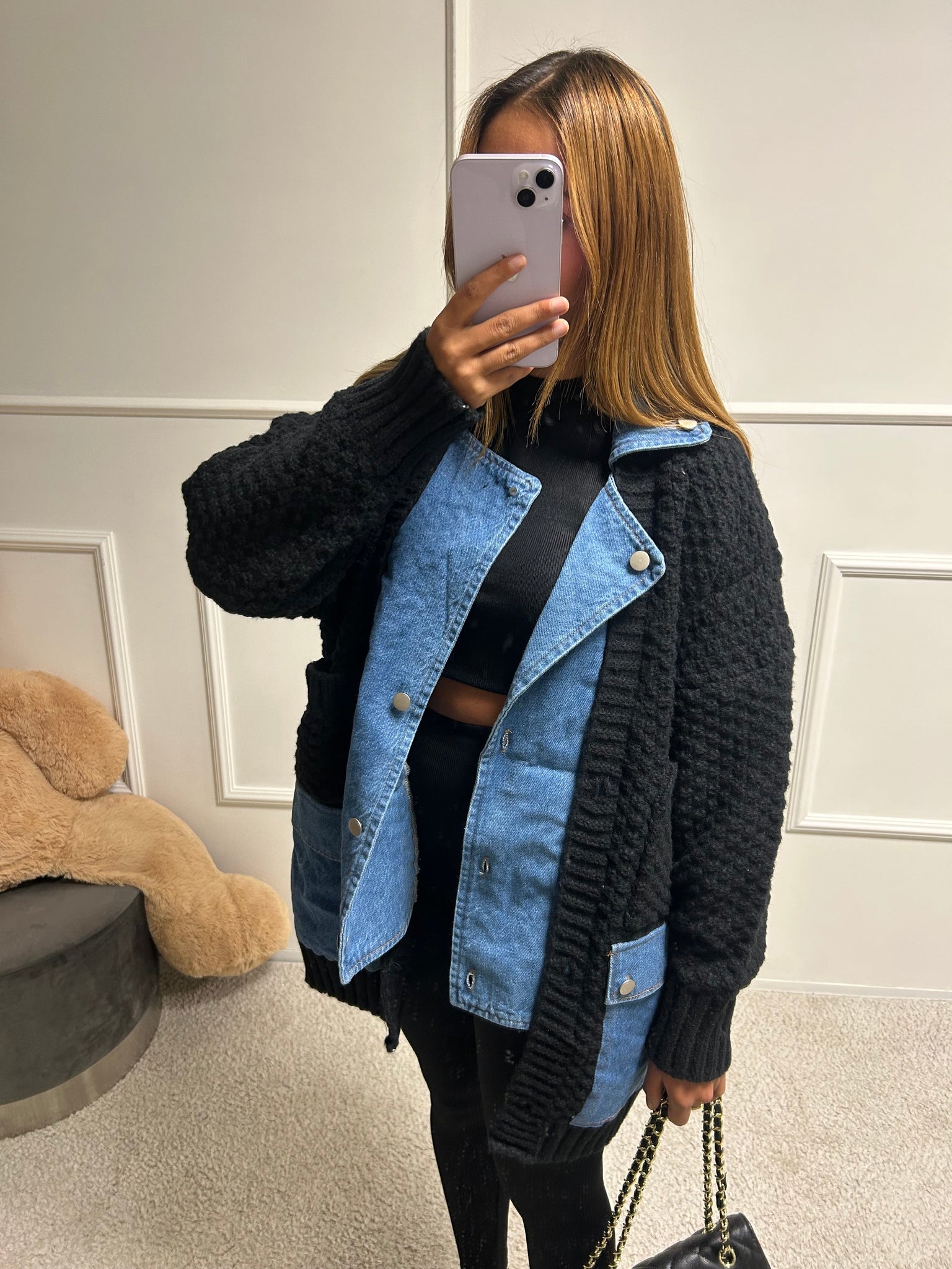 Veste bi matiere AUDE